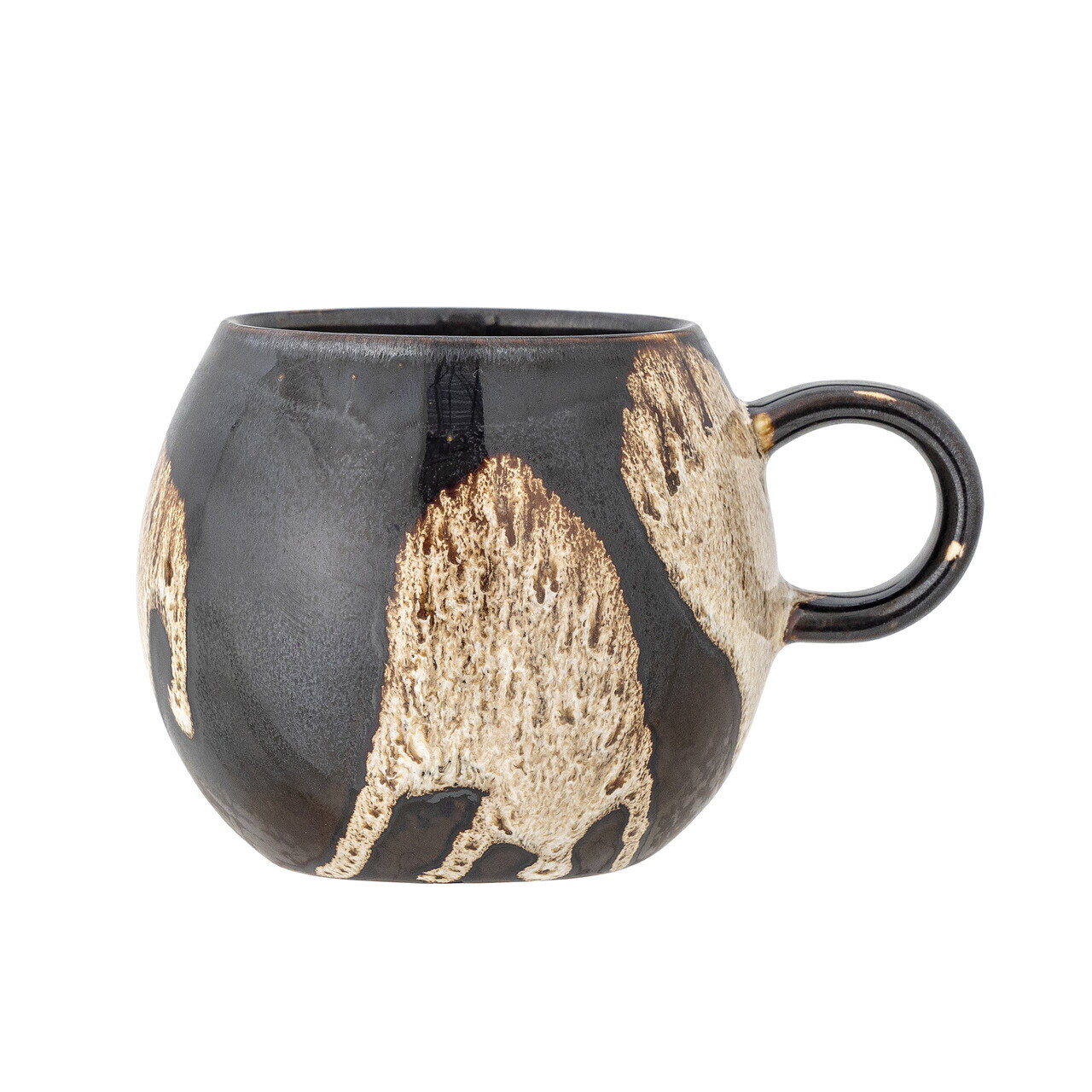 Ceasca, Bloomingville, Paula Dark, 9x8 cm, 275 ml, ceramica, maro - imagine 4
